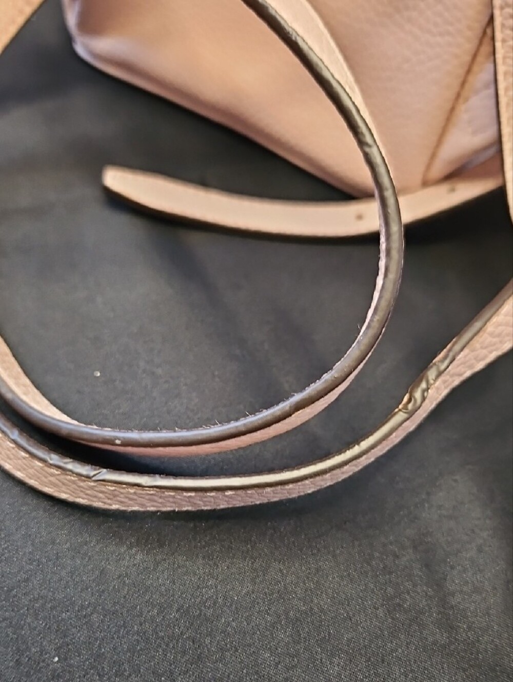 Michael Kors Blush Pink Pebbled Leather Mini Backpack EUC - Picture 13 of 16